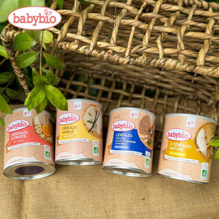 Bột Ăn Dặm Pha Sữa Hữu Cơ Babybio 6M+ (220g)