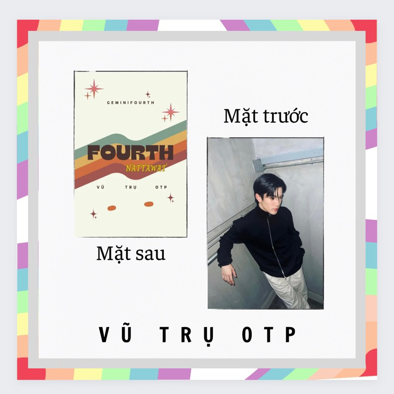 Set 9 card bo góc FOURTH NATTAWAT