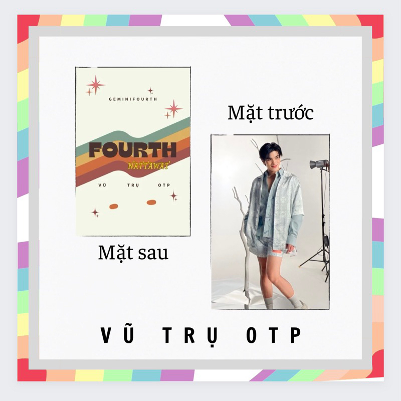 Set 9 card bo góc FOURTH NATTAWAT