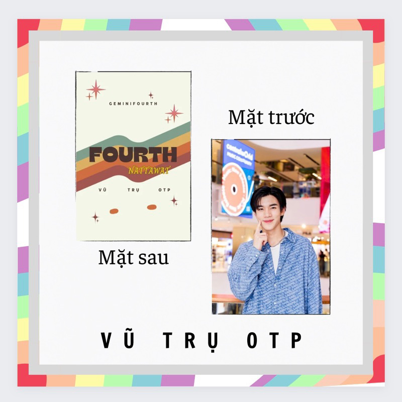 Set 9 card bo góc FOURTH NATTAWAT