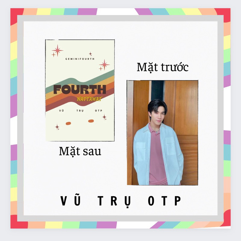 Set 9 card bo góc FOURTH NATTAWAT