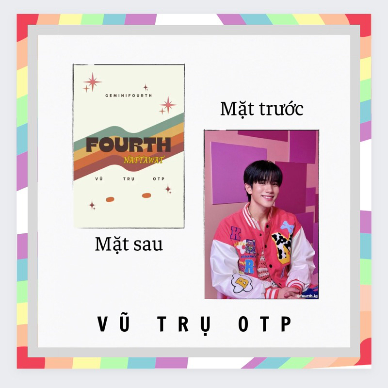 Set 9 card bo góc FOURTH NATTAWAT