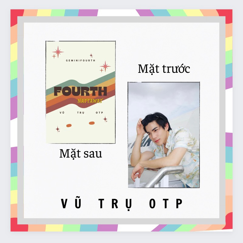 Set 9 card bo góc FOURTH NATTAWAT