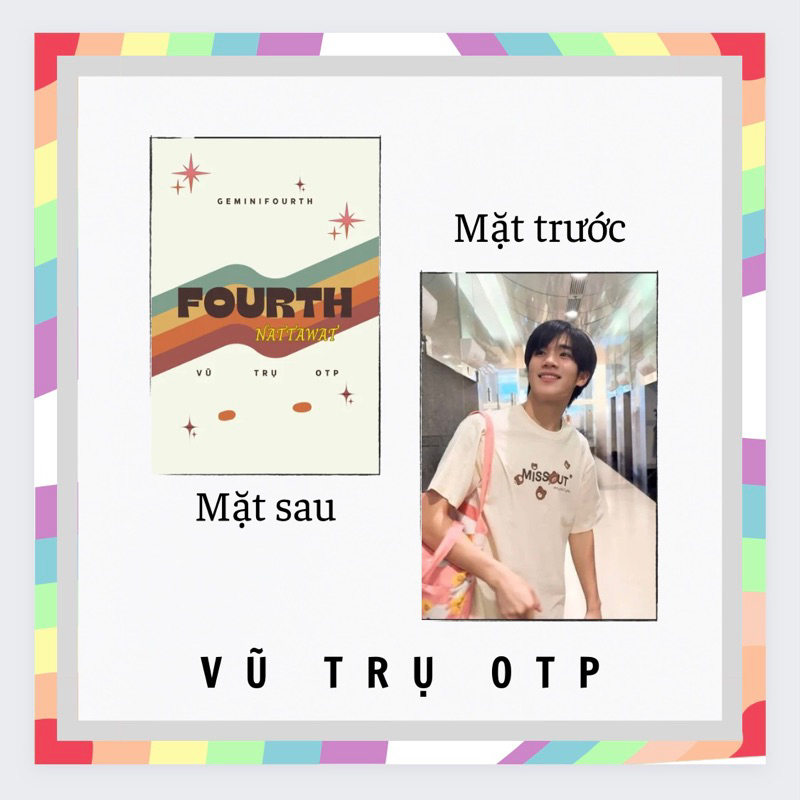 Set 9 card bo góc FOURTH NATTAWAT