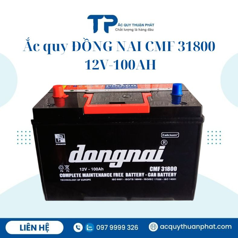 Bình ắc quy đồng nai 31800 12V-100ah