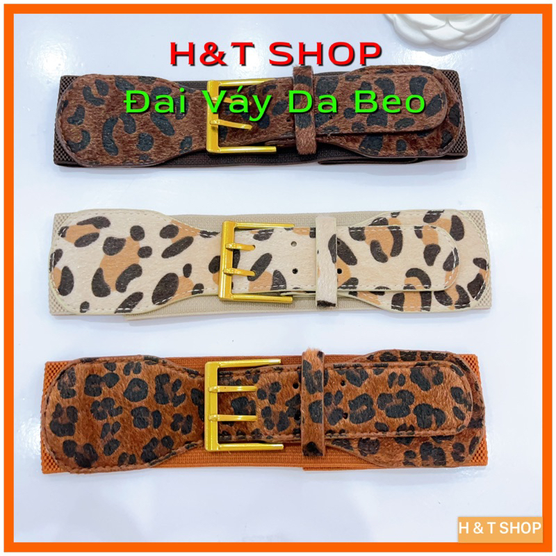 Thắt lưng váy da beo
