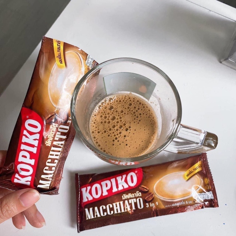 1 Bịch Cà Phê KOPIKO MACCHIATO 20 Gói 480gr Thái Lan