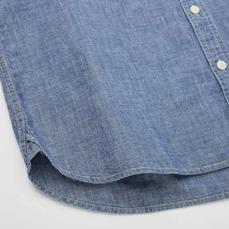 Áo sơ mi UNI tay dài , hai túi ngực	A3345