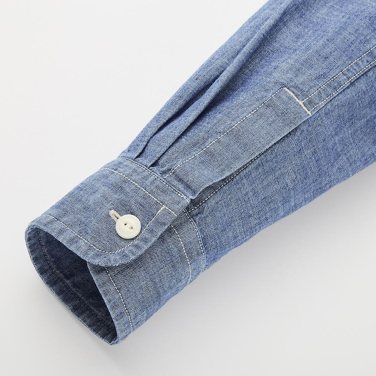 Áo sơ mi UNI tay dài , hai túi ngực	A3345