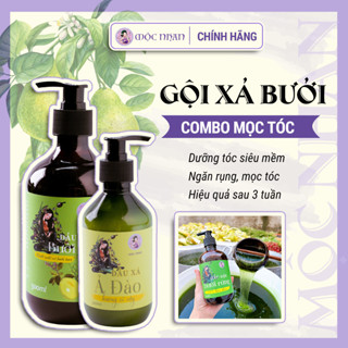 Combo mọc tóc Dầu gội bưởi rừng và Dầu xả Ả Đào MỘC NHAN
