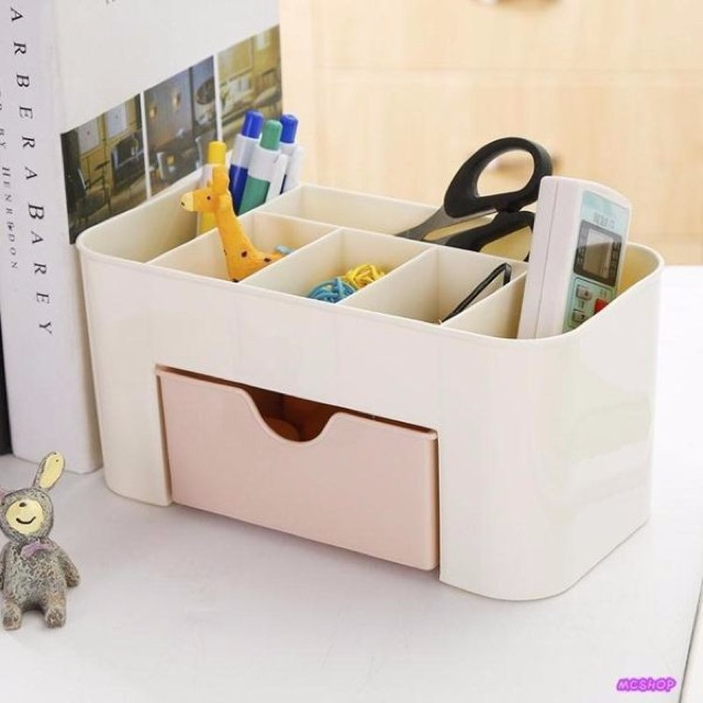 Kệ đựng mĩ phẩm kiểu mới siêu tiện dụng ( 1 tầng nhiều ngăn)