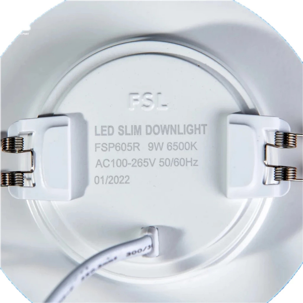 Đèn Led Âm Trần 9W lỗ khoét 90mm, 12W lỗ khoét 110mm FSL - Bảo Hành Chính Hãng