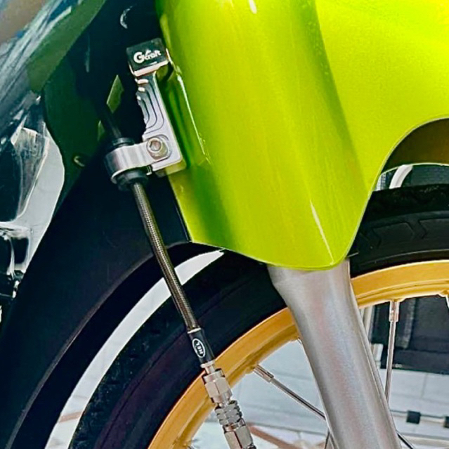 Pas/pát dây dầu trước CNC mẫu Gcraft Ex nhỏ /Wave/Fuled/Sirius/Funeo/wave125i/ex150,.....