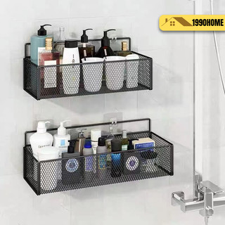 Kệ để đồ nhà tắm dán tường, kệ đựng đồ đa năng hình chữ nhật siêu chắc