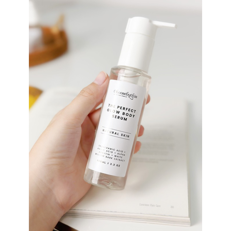 Tinh chất dưỡng trắng nhanh body Glow chai 100ml - Choosebythie