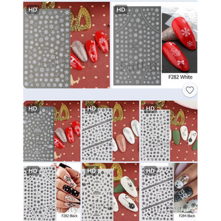 🌲[Noel ] 🎄Sticker Dán Móng Mẫu Noel Mới🌲Stick Dán 3D Cao Cấp