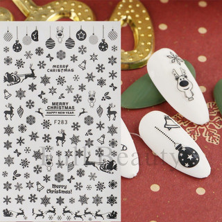 🌲[Noel ] 🎄Sticker Dán Móng Mẫu Noel Mới🌲Stick Dán 3D Cao Cấp