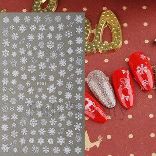 🌲[Noel ] 🎄Sticker Dán Móng Mẫu Noel Mới🌲Stick Dán 3D Cao Cấp