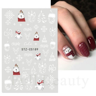 🌲[Noel ] 🎄Sticker Dán Móng Mẫu Noel Mới🌲Stick Dán 3D Cao Cấp