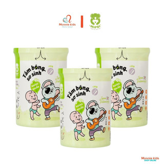 Tăm bông cho trẻ sơ sinh Mipbi 180c chất liệu tự nhiên kháng khuẩn cao cấp - Monnie Kids