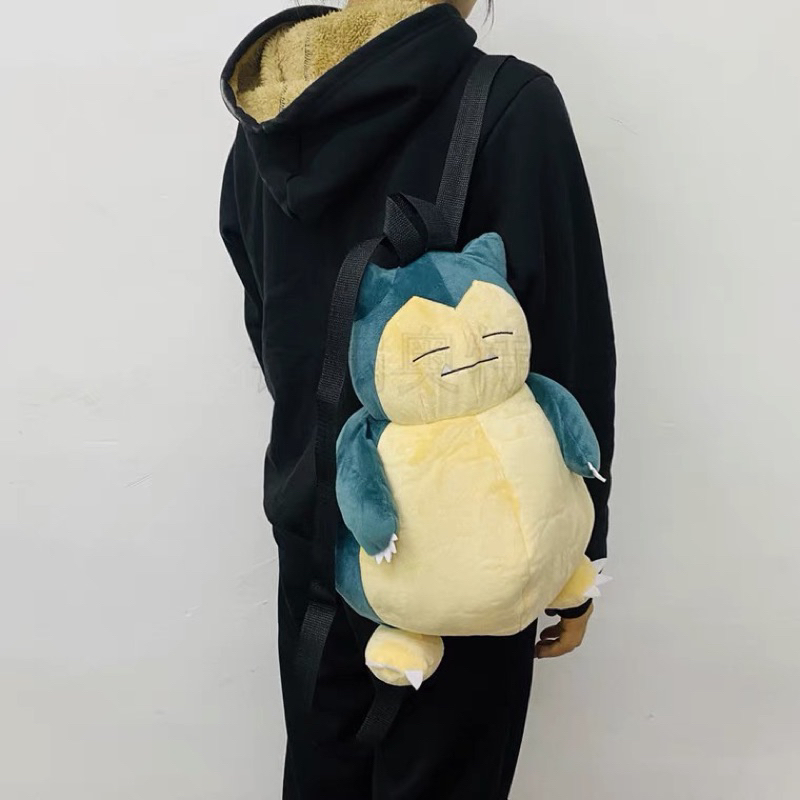 Snorlax Backpack - Balo hình thú, gấu bông pokemon béo phong cách Y2K