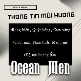 Nước hoa nam Dubice Ocean Men 10ml