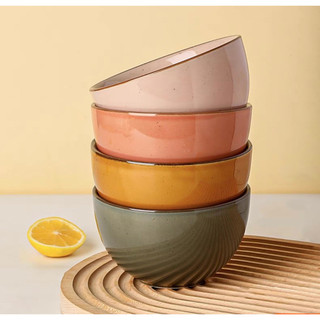 Bát ăn cơm đường kính 12cm, chén, chén cơm, bát, bát sứ, chén sứ trơn 4 màu, chén ăn cơm, bát ăn cơm