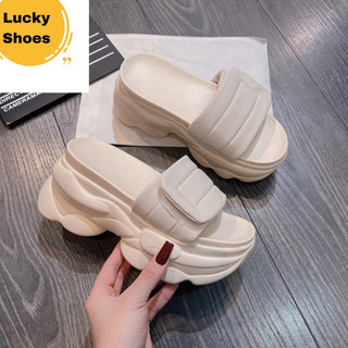 Dép xuồng quai dán cao 8cm phân tôn dáng xinh(D0012)