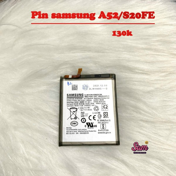 Pin Samsung A22  / A32  / A52 / S20 Fe / A72 / A42 / A02s / A03s