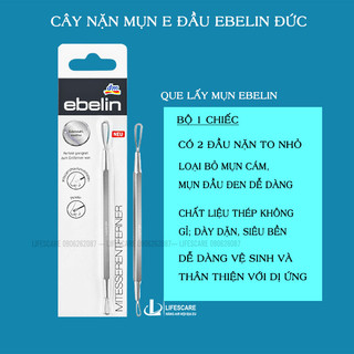 Que nặn mụn Ebelin 2 đầu Đức lặn ẩn, mụn cám, mụn đầu đen