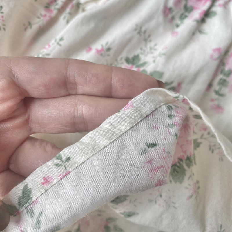Áo baby doll thô hoa tông Hàn xinh xắn cho bé