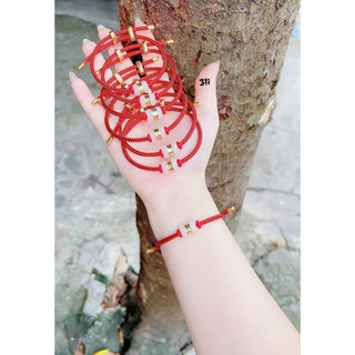 Vòng tay lu thống mạ vàng