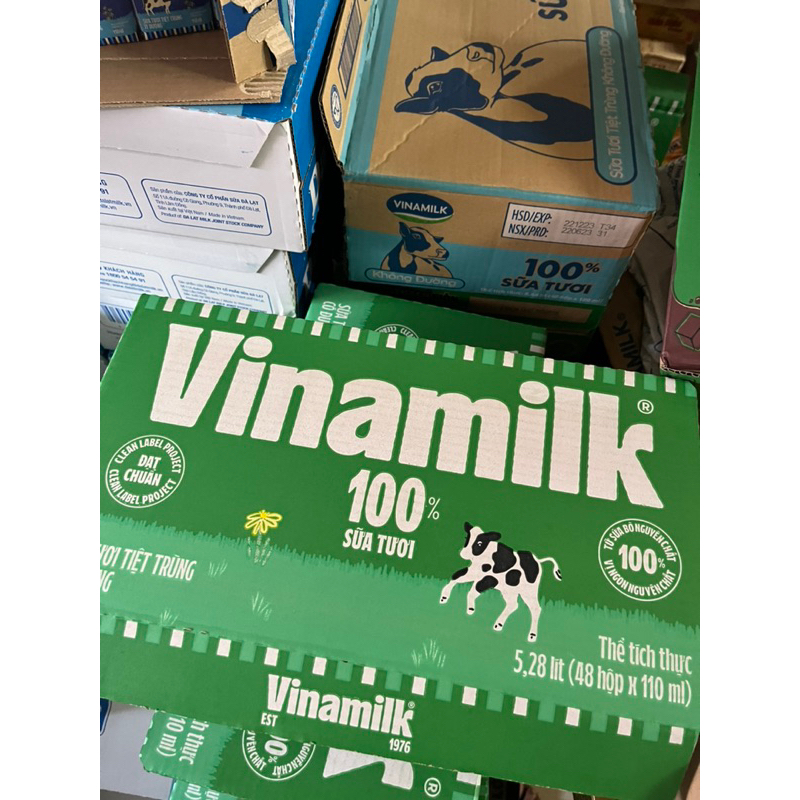 Sữa Tươi Vinamilk Có Đường Lốc 4 Hộp 110ml  taphoatoanngocc