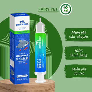 Dầu cá Omega-3 cho chó mèo giúp dưỡng lông, giảm rụng lông chó mèo - FairyPet.