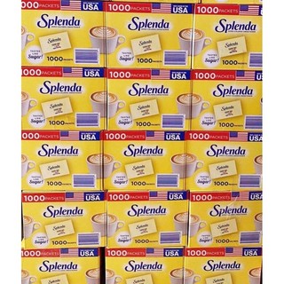 (Date 2026)Đường ăn kiêng Splenda nguyên thùng 1000 gói (có tách nửa thùng)