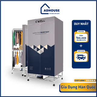 Tủ sấy quần áo, máy sấy quần áo di động, đa năng -nhập khẩu hàn quốc