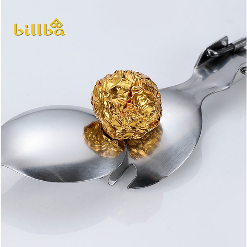Bộ thìa dĩa đũa gấp gọn dành cho đi dã ngoại cắm trại ngoài trời hay đi phượt BB4274  - Billba outdoors