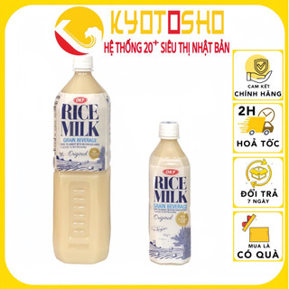 Nước sữa gạo không đường Hàn Quốc OKF RICE MILK “NO SUGAR ADDED” chai 1.5L