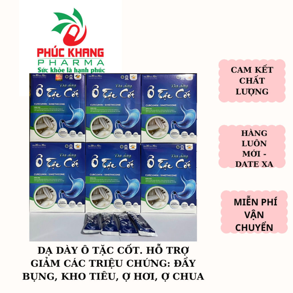 DẠ DÀY Ô TẶC CỐT. HỖ TRỢ GIẢM CÁC TRIỆU CHỨNG: ĐẦY BỤNG, KHO TIÊU, Ợ HƠI, Ợ CHUA ( DATE 20/07/2024 )