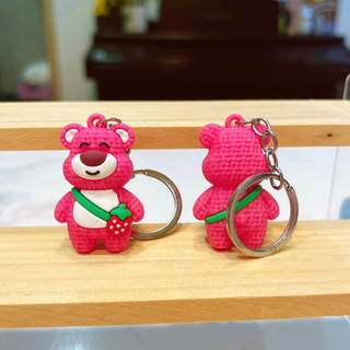 MÓC KHÓA HOTTREND GẤU DÂU LOTSO