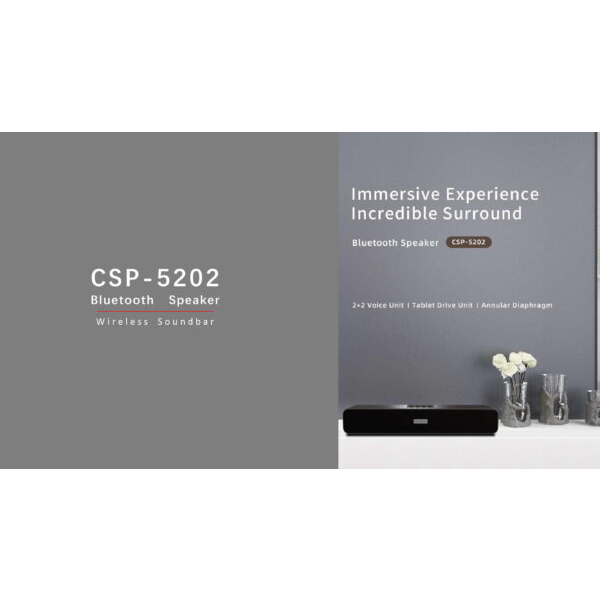 Loa Bluetooth COLORFUL CSP-5202  | Pin 1200 mAh | Kết nối Bluetooth ,MicroSD , USB , AUX 3.5mm - Hàng Chính Hãng