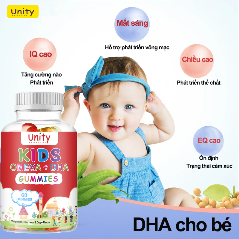 Viên bổ sung DHA Hoa Kỳ cho bé Dha Kid 60 Viên