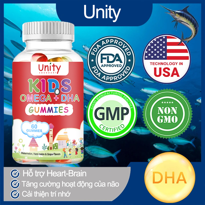 Viên bổ sung DHA Hoa Kỳ cho bé Dha Kid 60 Viên