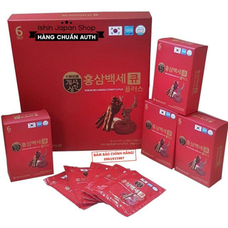 Nước hồng sâm nhung hươu linh chi q plus hàn quốc