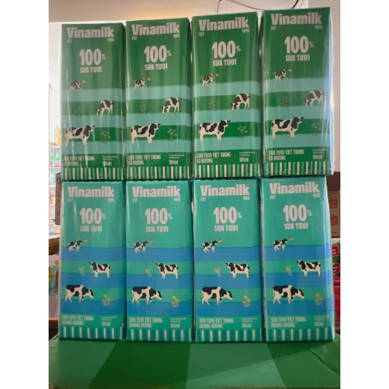 Lốc Sữa Vinamilk 100% 180ml