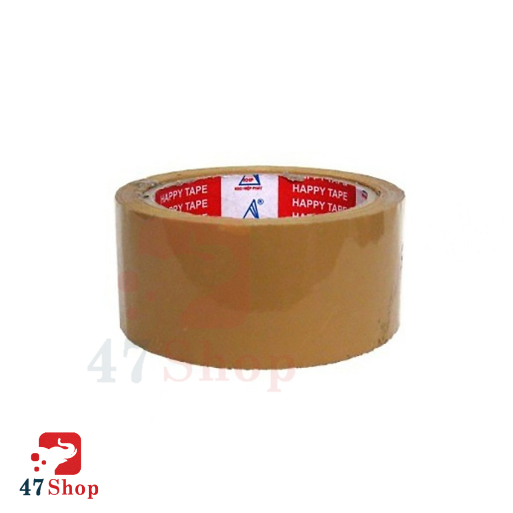 Băng keo trong, vàng siêu dày 1,8kg cây 200Yard