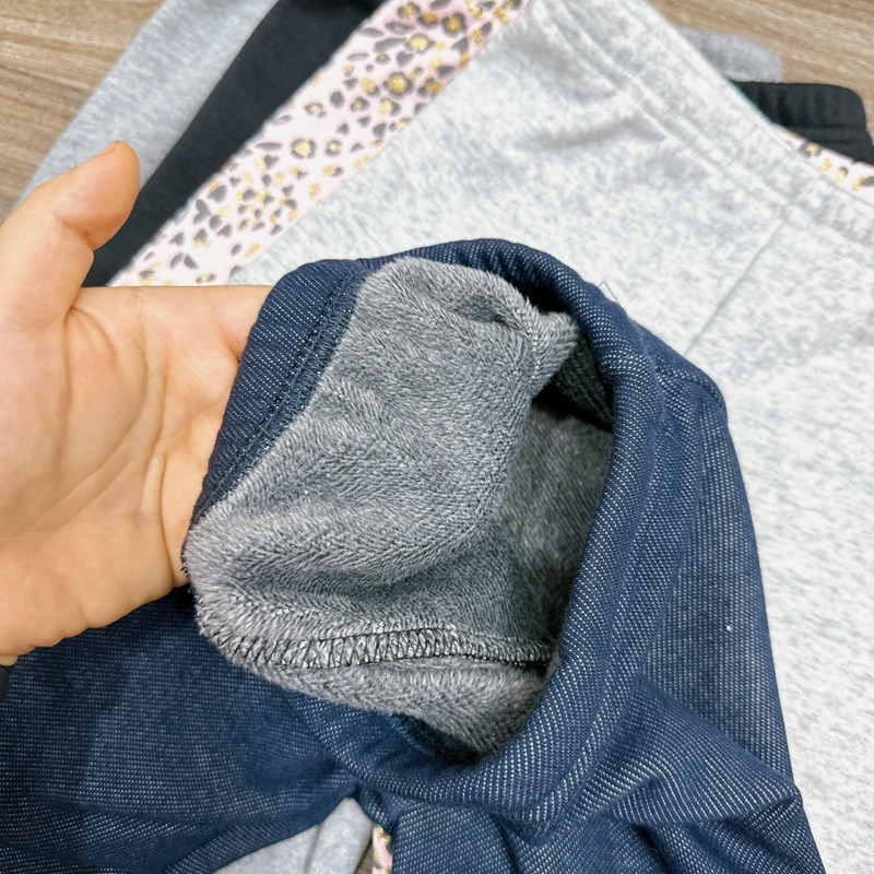 Set 3 quần legging lót lông