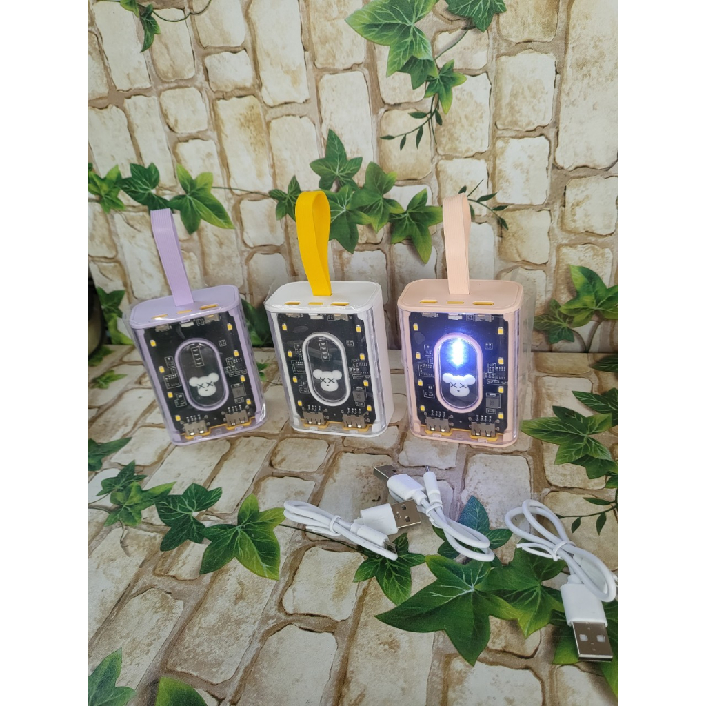 Pin sạc 10000mah kèm cáp có đèn led chiếu sáng chính hãng