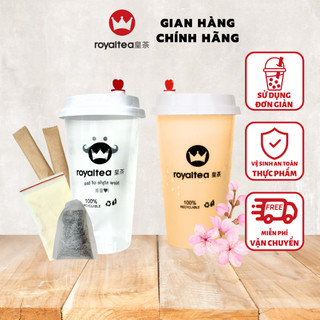 Trà sữa Royaltea Vị Sakura. Trà sữa tự pha chuẩn vị, set trà sữa đầy đủ nguyên liệu pha chế.