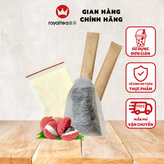 Trà sữa Royaltea Vị Vải không bao gồm ly nhựa. Trà sữa tự pha [CHÍNH HÃNG] chuẩn vị, set trà sữa đầy đủ nguyên liệu.